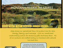 Tablet Screenshot of montanaprairietreasures.com